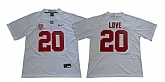 Stanford Cardinal 20 Bryce Love White Nike College Football Jersey,baseball caps,new era cap wholesale,wholesale hats